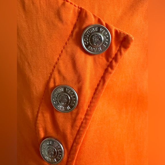VERSACE JEANS COUTURE Orange Tank Dress 6/42 - Picture 7 of 11